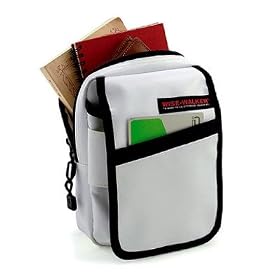 Mio Moov 330 Portable GPS Automobile Navigator Water Resistant Cross Body Messenger Bag - White