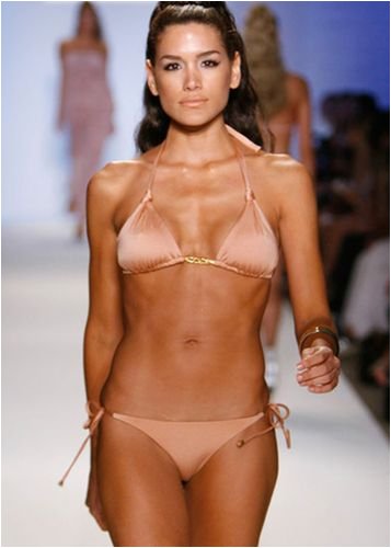 Shay Todd Gold Rope triangle bikini set