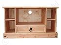 TV Schrank/Rack im Mexiko Stil aus massivem Pinienholz