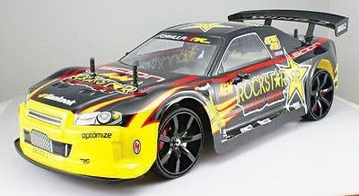 Brand New Rc Remote Control 1/10 Scale 4wd Drift Racing (Yellow)