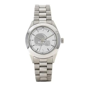 Click here to buy Cleveland Browns Ladies Child Sapphire Series Crystal Platinum Watch - NFL Football by Game Time.