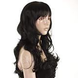 Khloe Wig Black Long Soft Wave Hairstyle Wig