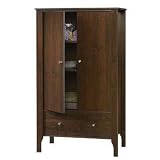 Child Craft Bridge Armoire, Dark Alder
