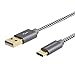 CableCreation USB Type C Cable 4FT, USB 2.0 A to C Cable Fast Charging Cable 3A 480Mbps Data, USB to USB C Cable Cord Compatible with MacBook Air Chromebook Pixel Galaxy S22 Ultra S21 S10, Gray 1.2m
