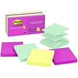 Post-it Pop-up Notes, 3 in x 3 in, Marseille Collection, 12 Pads/Pack, 100 Sheets/Pad (R330-12AP)