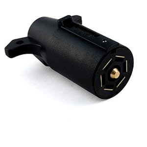 Curt Manufacturing I-14 7 Pole Plastic Connector, Trailer End, Bulk by Curt Manufacturing