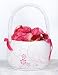 Pink Floral Flower Basket