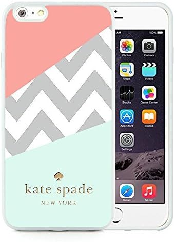 Most Popular Custom iPhone 6plus Case Kate Spade New York Silicone TPU Phone Case For iPhone 6plus 5.5 Cover Case 108 White