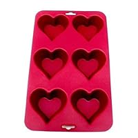 SiliconeZone Heart Muffin Pan