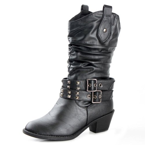 West Blvd Womens Paris Cowboy Boots