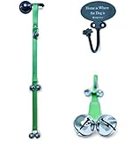 Mighty Paw Tinkle Bells, Premium Quality Dog Doorbells, Housetraining Doggy Door Bells for Potty Training (Green)