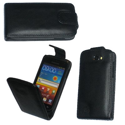 vyvy mobile® Flip Style Handytasche für Samsung i8150 Galaxy W FlipStyle FlipCase Klapptasche