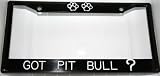 Paw Prints Black Got Pit Bull? License Plate Frame