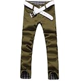 BINZII 2012 Men's Regular Fit Straight Pants Navy
