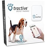 Tractive GPS Pet Tracker, 2.0 by 1.6 by 0.6-Inch