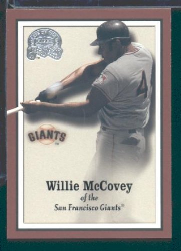 2000 Fleer Greats of the Game Baseball Card # 53 Willie McCovey San Francisco Giants Mint Condition - Shipped In Protective Screwdown Display Case!