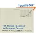 101 Things I Learned in Business School