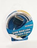 ABC Products USB to Parallel Port Adapter Cable Lead IEEE1284 for Printers Printer adaptor 36 pin Canon Epson Brother Lexmark HP Hewlett Packard IEEE-1284 Centronics PC and MAC Supports WIN 98SE, 2000, XP, Vista, MAC os V8.6~9.2 or Higher etc
