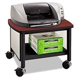 Impromptu Under Table Printer Stand, 20w x 16-1/2d x 14-1/2h, Black/Cherry