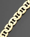 Men's 14k Gold Anchor Link Bracelet