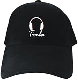 CAPS BLACK EMBROIDERY  LISTEN TIMBA 