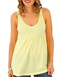 KIRRA V Neck Babydoll Tank