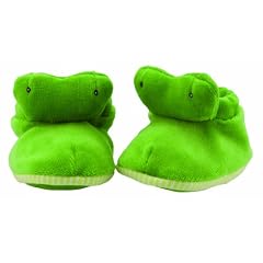 Moulin Roty 647011 - Baby Hausschuhe Krokodil