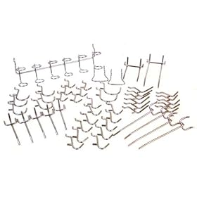 Click here to buy Neiko 50-Piece Peg Board Set - Organize Garage and Workshop! by Neiko.