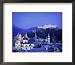 Evening View of Salzburg, Austria Collections Framed Photographic Poster Print by Walter Bibikow, 20x17