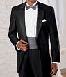 Signature Gold Notch Lapel Tuxedo with Pleated Trousers