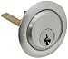 National Hardware V7650 Garage Door Dead Bolt Rim Cylinder, Aluminum, 3-1/8-Inch Long 2-Inch Long Shaft