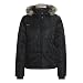 Womens Columbia Quick Pick Bomber Coat Jacket Parka, Black, Faux Fur Hood image 2