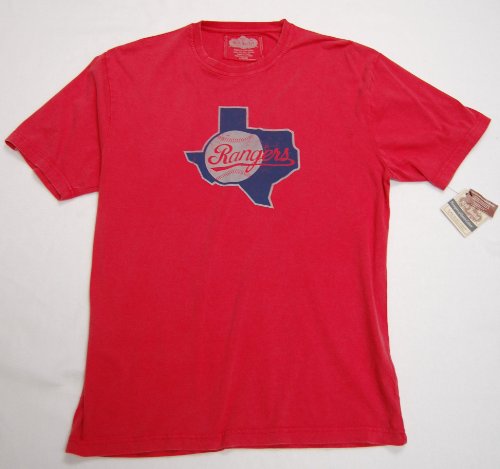 Texas Rangers Vintage Retro Logo T-Shirt By Red Jacket Size XL