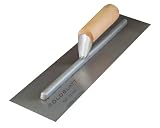 Goldblatt G06122 16-Inch Carbon Steel Trowel Wood Handle