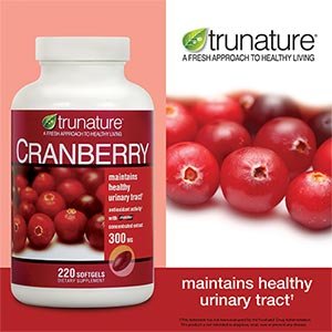 Отзывы Trunature Cranberry 300 mg Healthy Urinary Tract 220 Softgels Each (Packof 2)