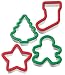 Wilton Holiday Grippy Cutters Set of 4