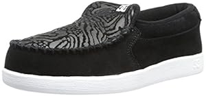DC Men's Villain Slip-On Sneaker,Black Graphic,7.5 M US