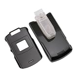 Clip-on Case w/ Belt Clip for Motorola RAZR V3xx, Black