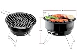 Campinggrill, Eimergrill, Minigrill, Grill mit Kühltasche und 1kg Kohlen.OGR01-SCH