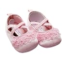 Baby Girls Special Occasion Slip On Shoes Lace Detail