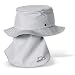DAKINE INDO SURF HAT WITH NECK CAPE, GREY