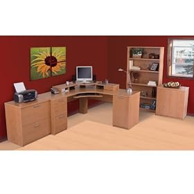 Honey Office Group Honey by Bestar Office Furniture