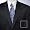 Charcoal Chalk Stripe