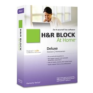 H&R Block At Home 2010 Deluxe Discount