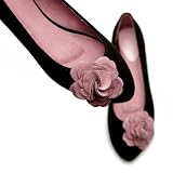 Ollio Women's Ballet Flats Loafers Cute Flower Accent Multi-Color Shoes