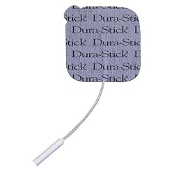 Electrotherapy Electrodes | Chattanooga Dura-Stick II Self-Adhesive Electrodes (Case of 40): Size - 2" (5 cm) Square