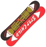 Step Child Latch Key 09 Freeride Snowboard - 156cm - Red / White
