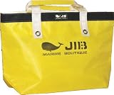JIBオープントート　M　ブラックライン　イエロー　ネーム入れ可の画像