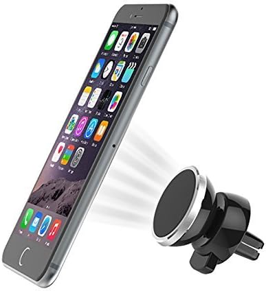 AlierKin Universal Air Vent Magnetic Car Mount Holder with Fast Swift-Snap Technology for Smartphones and Mini Tablets, Black
