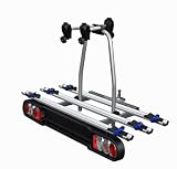 RACE 3 Heckträger Fahrradträger für Anhängerkupplung abschließbar 3 Räder klappbar mit Quick-Stop